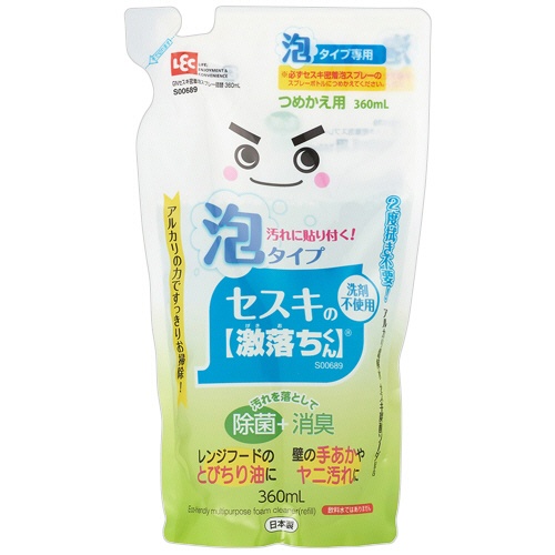 レック　激落ちくん　セスキ密着泡スプレー　つめかえ用　３６０ｍｌ　１個1