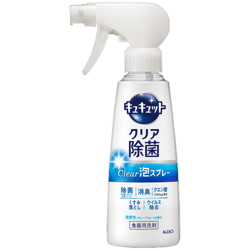 たのめーる 花王 キュキュット クリア除菌clear泡スプレー 微香性 本体 300ml 1本の通販