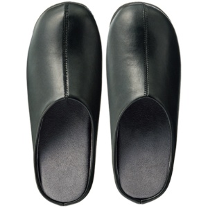 靴の製法で作ったスリッパ　Ｌ　ブラック　１足1