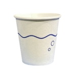 ファーストレイト　ペーパーカップ　ロースタッキング仕様　なみ（ブルー）　９０ｍｌ（３オンス）