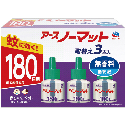 アース製薬 - アース ノーマット 取替えボトル 60日用 1本入り 無香料 20箱セット アースノーマット取替えボトル60日用無香料1本入(1ケース30本