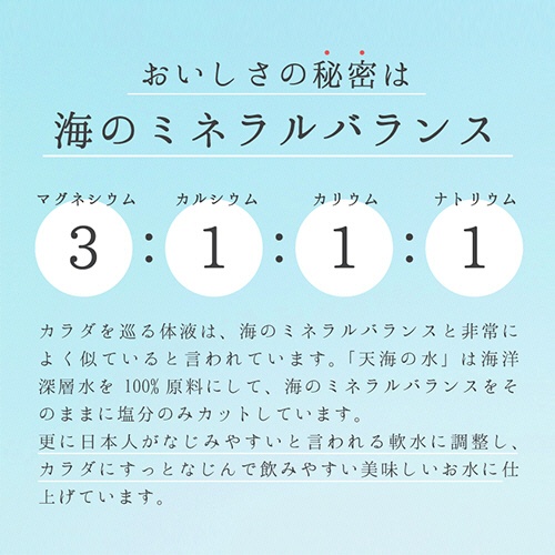 赤穂化成　天海の水　軟水　２０Ｌ　バッグインボックス　１箱6