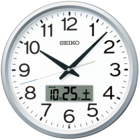 セイコー　プログラム電波掛時計　カレンダー表示付　ＰＴ２０２Ｓ　１台