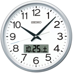 セイコー　プログラム電波掛時計　カレンダー表示付　ＰＴ２０２Ｓ　１台1