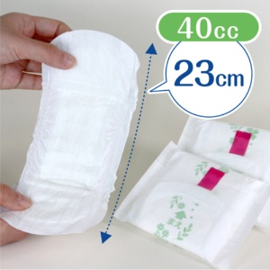 日本製紙クレシア　ポイズ　さらさら素肌　吸水ナプキン　安心の少量用　お徳パック　１パック（４４枚）3