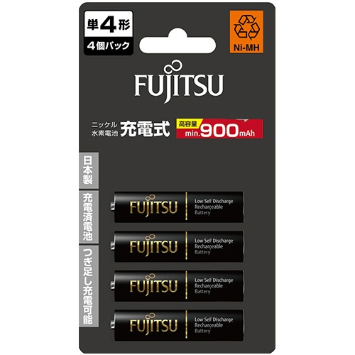ＦＤＫ　富士通　ニッケル水素電池　高容量タイプ　単４形　ＨＲ－４ＵＴＨＣ（４Ｂ）　１パック（４本）1
