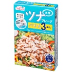 三菱食品　リリーカジュアル　かつおのツナフレーク　水煮　パウチ　６０ｇ／袋　１パック（３袋）