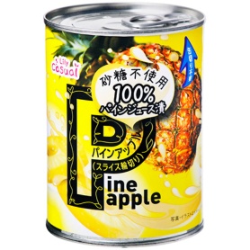 三菱食品　リリーカジュアル　パインスライス　１００％ジュース漬け　３号缶ＥＯ　５６５ｇ　１缶