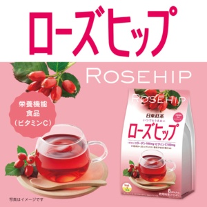 三井農林　日東紅茶　いつでもうるおいローズヒップ　スティック　１パック（８本）3