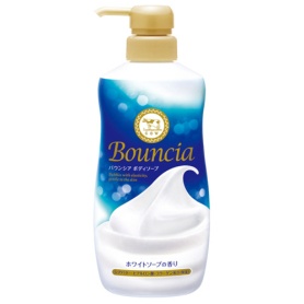 牛乳石鹸共進社　バウンシア　ボディソープ　ホワイトソープの香り　ポンプ付　４８０ｍｌ　１本