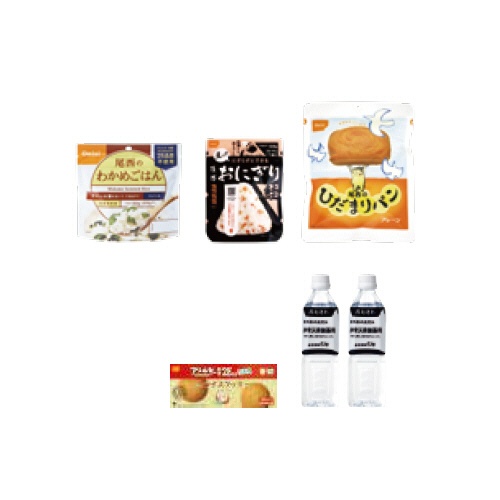尾西食品　長期保存食セット　１日分いろいろ　１セット2