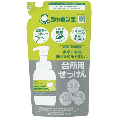 シャボン玉石けん　シャボン玉台所用せっけん泡タイプ　つめかえ用　２７５ｍＬ　１個1