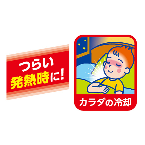 たのめーる】白元アース アイスノン 冷却シート 大判サイズ 1箱