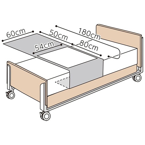 オオサキメディカル　プラスハート　使い捨て高吸収マット　巻込みタイプ　６０×１８０ｃｍ　１パック（６枚）5