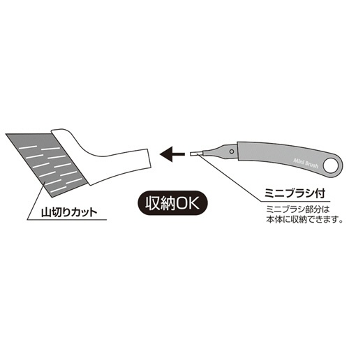 小久保工業所　スミまでピカピカ万能ブラシ（ミニブラシ付）　１本2