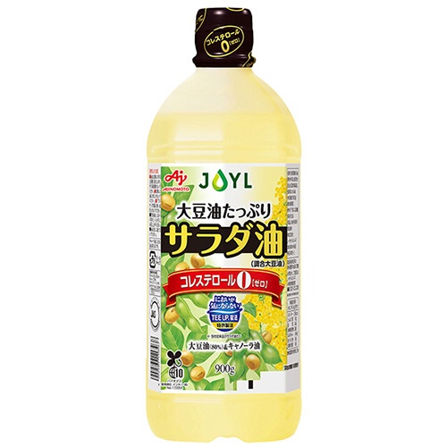 Ｊ－オイルミルズ　ＡＪＩＮＯＭＯＴＯ　サラダ油　ＴＵＰ　９００ｇ　１本1