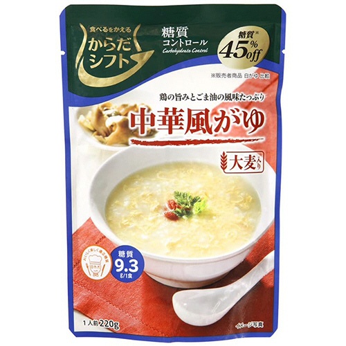 三菱食品　からだシフト　糖質コントロール　中華風がゆ　２２０ｇ　１食1