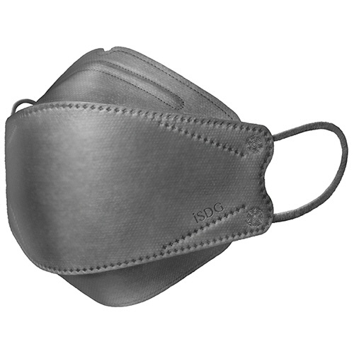 医食同源ドットコム　ＫＵＣＨＩＲＡＫＵ　ＭＡＳＫ　グレー　個別包装　１パック（５枚）2