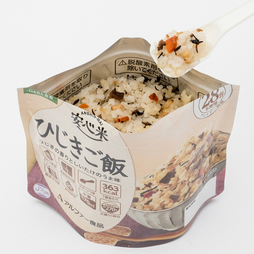 2025春の新作 たのめーる】アルファー食品 安心米 ひじきご飯 1ケース(15食)の通販 ごはん