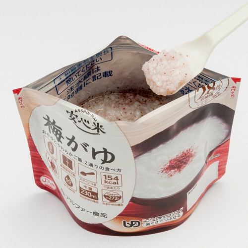 アルファー食品　安心米　梅がゆ　１ケース（３０食）3