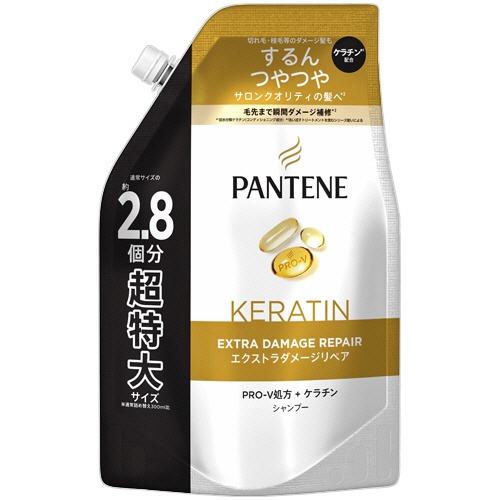 Ｐ＆Ｇ　パンテーン　エクストラダメージケア　シャンプー　つめかえ用　超特大　８６０ｍＬ　１パック1