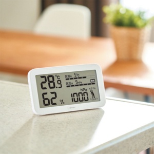 ドリテック　気圧がわかる温湿度計　天気ｄｅミカタ　ホワイト　Ｏ－７０７ＷＴ　１個3
