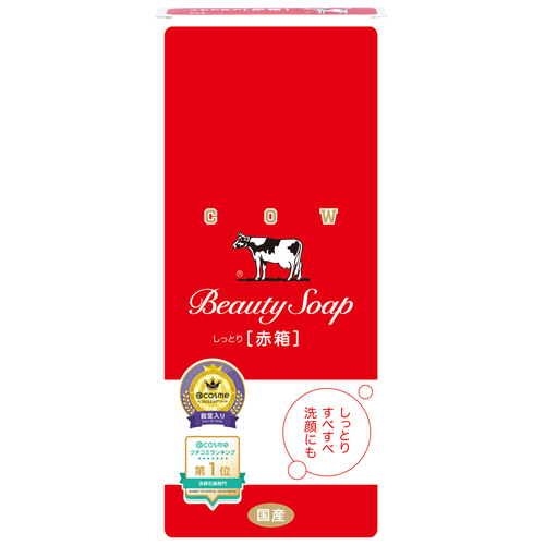 たのめーる】牛乳石鹸共進社 カウブランド 赤箱 90g/個 1箱(6個)の通販