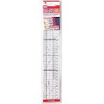 カワグチ　カッティング方眼定規　３０ｃｍ　０５－５０６　１個