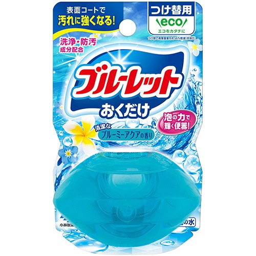小林製薬　液体ブルーレットおくだけ　ブルーミーアクアの香り　つけ替用　７０ｍｌ　１個1