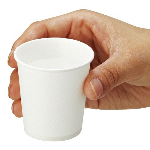 アートナップ　紙コップ　白無地　９０ｍＬ（３オンス）　ＰＳ－１０２３Ｎ　１ケース（３０００個）2