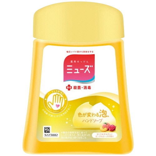 レキットベンキーザー・ジャパン　ミューズ　ノータッチ泡ハンドソープ　ピーチ＆ローズの香り　詰替用　２５０ｍＬ　１本1