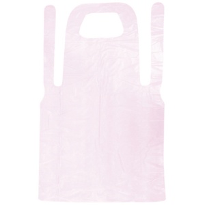 オオサキメディカル　オオサキ　プラスチックエプロン　袖なし　ピンク　５７０８７　１箱（６０枚）2