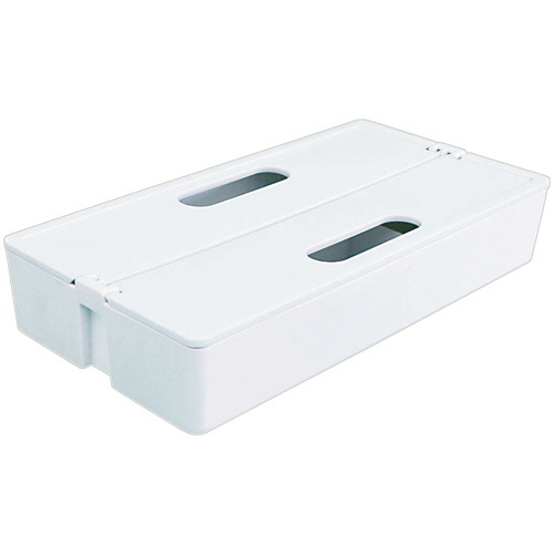 日東　収納ボックス　かるコン　Ｍ　ホワイト　ＫＣＭ－ＷＨ　１個1