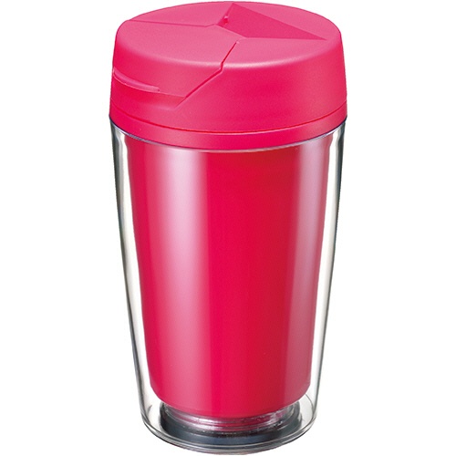 トレードワークス　カスタムデザインタンブラーＦＣ　３５０ｍｌ　ピンク　ＴＳ－０６１６－０３０　１箱（６０個）1
