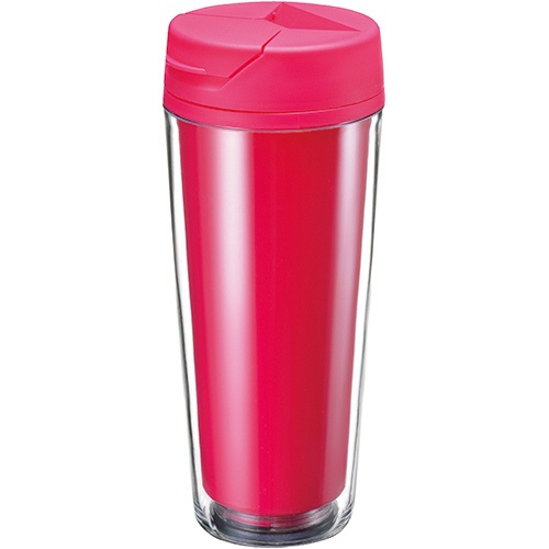 トレードワークス　カスタムデザインタンブラーＦＣ　５００ｍｌ　ピンク　ＴＳ－０６１７－０３０　１箱（５０個）1