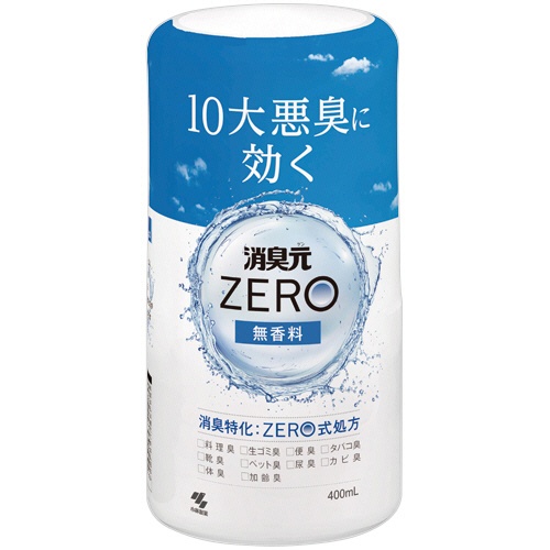 小林製薬　消臭元ＺＥＲＯ　無香料　本体　４００ｍＬ　１個1