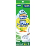 ジョンソン　スクラビングバブル　流せるトイレブラシ　シトラス　本体　ブラシ４本付　１個