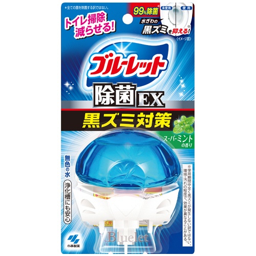 小林製薬　液体ブルーレットおくだけ　除菌ＥＸ　スーパーミント　本体　６７ｍＬ　１個1