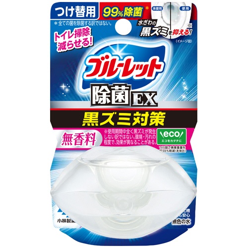小林製薬　液体ブルーレットおくだけ　除菌ＥＸ　無香料　付替用　６７ｍＬ　１個1