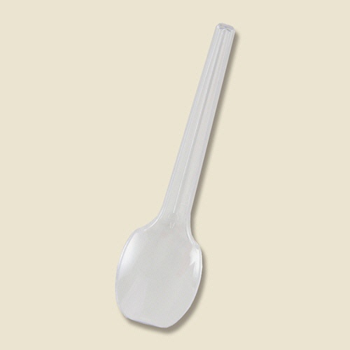 シモジマ　ＨＥＩＫＯ　プラスチックスプーン　１０ｃｍ　透明　単袋　＃００４５１３００７　１パック（１００本）1
