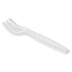 シモジマ　ＨＥＩＫＯ　プラスチックフォーク　９ｃｍ　透明　バラ　＃００４５１３０１４