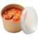 シモジマ　ＨＥＩＫＯ　食品容器　未晒フードカップ　深型　本体　２３５ｍＬ　＃００４５００００１　１パック（２５個）2