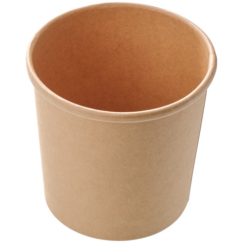 シモジマ　ＨＥＩＫＯ　食品容器　未晒フードカップ　深型　本体　３５０ｍＬ　＃００４５００００２　１パック（２５個）1