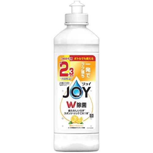 Ｐ＆Ｇ　ジョイ　Ｗ除菌　コンパクト　キャップ付　贅沢シトラスレモンの香り　つめかえ用　３００ｍＬ　１本1