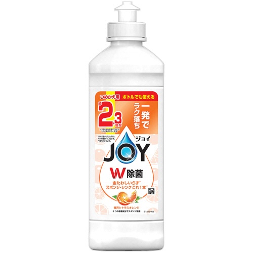 Ｐ＆Ｇ　ジョイ　Ｗ除菌　コンパクト　キャップ付　贅沢シトラスオレンジの香り　つめかえ用　３００ｍＬ　１本1