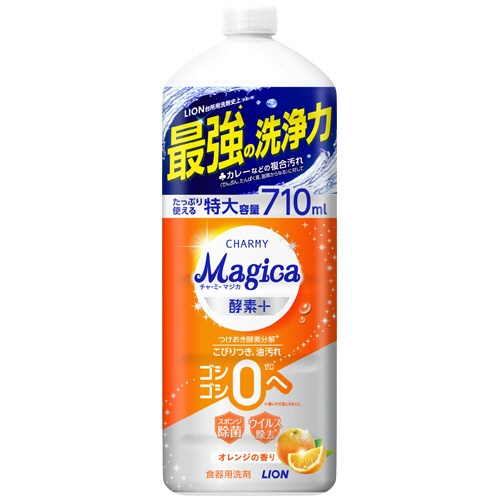 ライオン　ＣＨＡＲＭＹ　Ｍａｇｉｃａ　酵素プラス　オレンジの香り　つめかえ用　大型　７１０ｍＬ　１本1