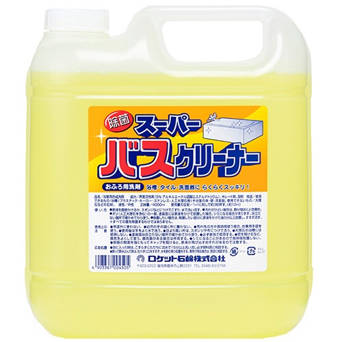 ロケット石鹸　スーパーバスクリーナー　４Ｌ　１本1