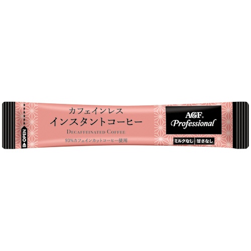 味の素ＡＧＦ　プロフェッショナル　カフェインレス　インスタントコーヒー　無糖　スティック　１箱（５０本）2