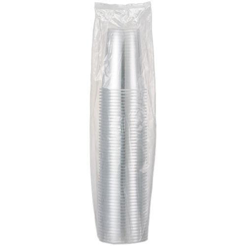 ラスト最終値下げ the ELITE プラスチックコップ　未使用　レア品 たのめーる】TANOSEE リサイクルPETカップ 420mL 1パック(50個