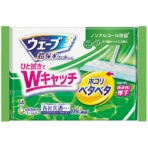 ユニ・チャーム　ウェーブ　超保水フロア用ウェットシート　ノンアルコール除菌　１パック（１４枚）